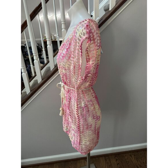 NWT Isabella Rose Pink Mesh Coverup Dress XS/S - Picture 2 of 4